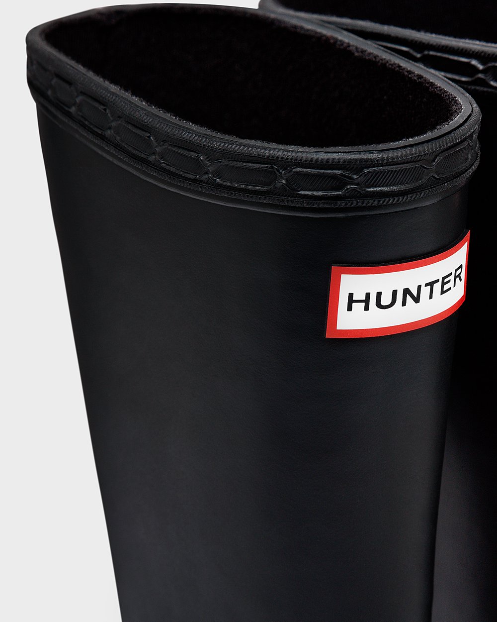 Hunter Niños Original First Classic - Botas de Lluvia Negras - 682-XBCTZQ